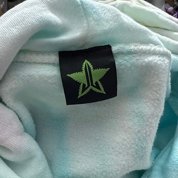 New $60msrp Unisex Jeffree Star Cotton Candy Tie-Dye High How Are Ya? Hoodie - Picture 2 of 3